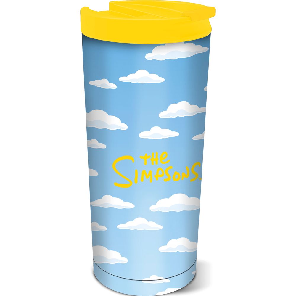 Vaso Cafe Termico 425ml Stainless Steel Los Simpsons